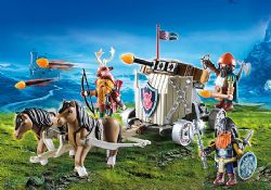 *** PLAYMOBIL - CHAR DE COMBAT AVEC BALISTE ET NAINS #9341